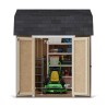 Little Cottage Co. Value Gambrel 8x8 Barn Shed Kit w/ 6' Sidewall - Side Entry (8x8 VGB-6-SE-PC)