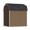 Little Cottage Co. Value Gambrel 8x8 Barn Shed Kit w/ 6' Sidewall - Side Entry (8x8 VGB-6-SE-PC)