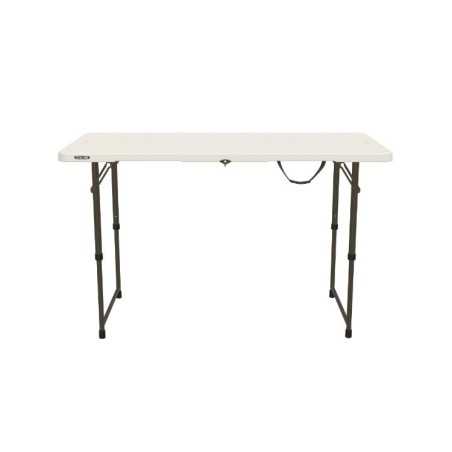 Lifetime 4-Foot Adjustable Fold-In-Half Table - Essential (80529)