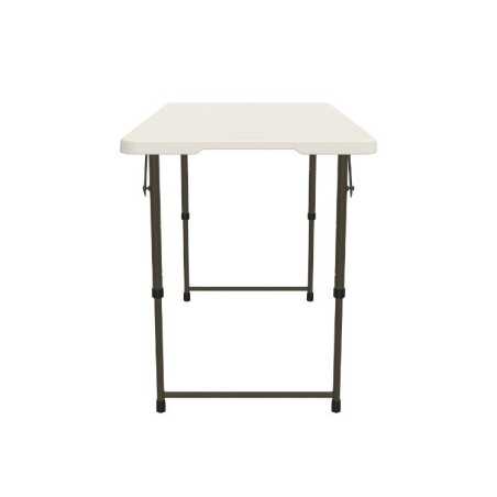 Lifetime 4-Foot Adjustable Fold-In-Half Table - Essential (80529)