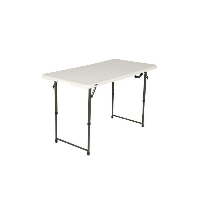 Lifetime 4-Foot Adjustable Fold-In-Half Table - Essential (80529)