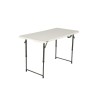 Lifetime 4-Foot Adjustable Fold-In-Half Table - Essential (80529)