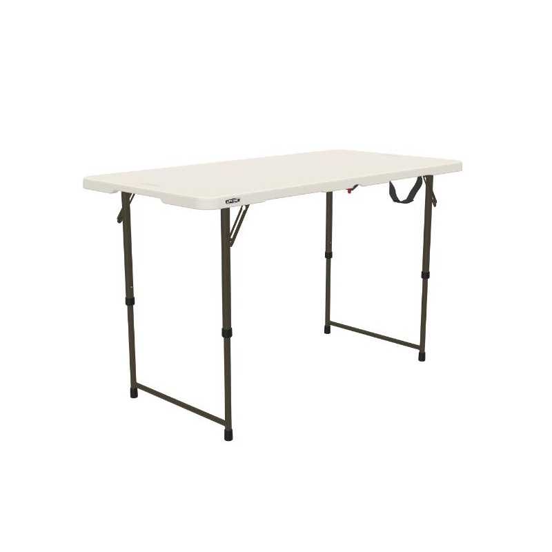 Lifetime 4-Foot Adjustable Fold-In-Half Table - Essential (80529)