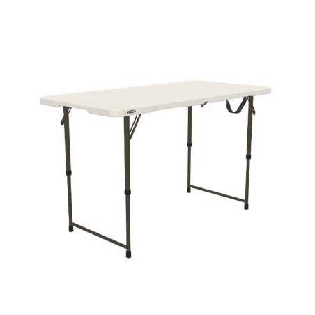 Lifetime 4-Foot Adjustable Fold-In-Half Table - Essential (80529)