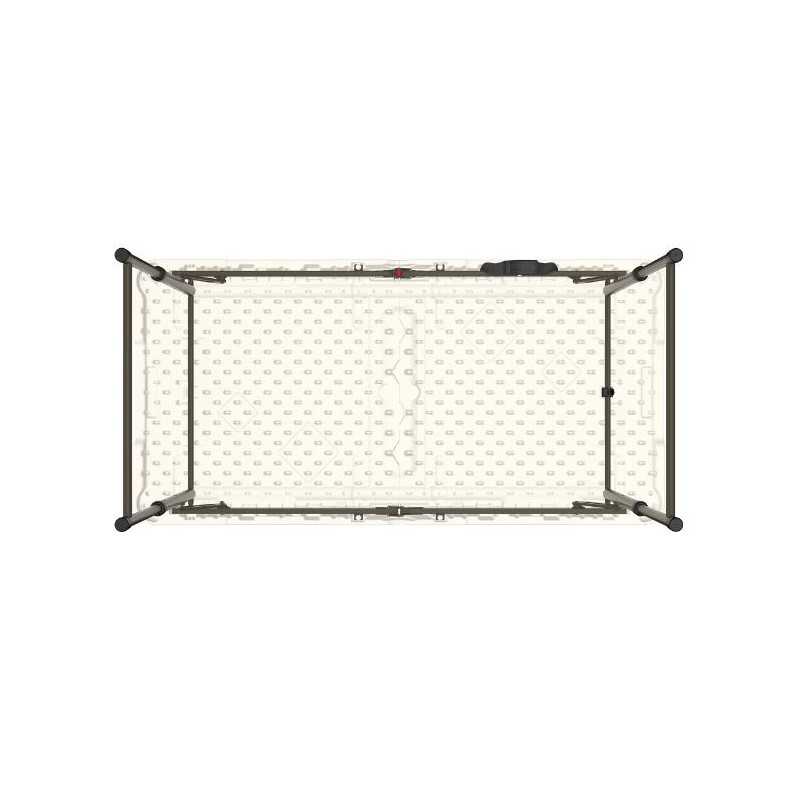 Lifetime 4-Foot Adjustable Fold-In-Half Table - Essential (80529)