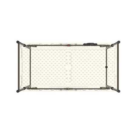 Lifetime 4-Foot Adjustable Fold-In-Half Table - Essential (80529)