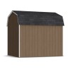 Little Cottage Co. Value Gambrel 8x10 Barn Shed Kit w/ 6' Sidewall - Side Entry (8x10 VGB-6-SE-PC)