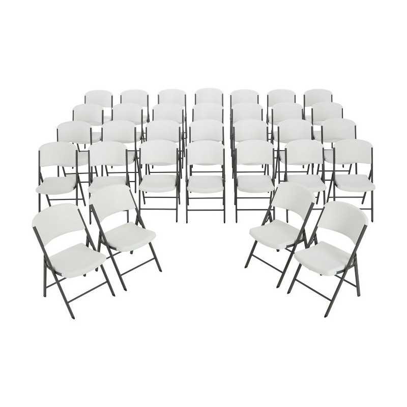 Lifetime Classic Folding Chair - 32 Pack (82802)