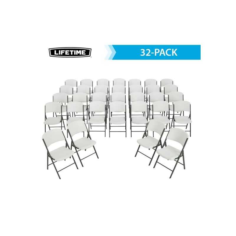 Lifetime Classic Folding Chair - 32 Pack (82802)