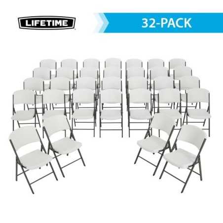Lifetime Classic Folding Chair - 32 Pack (82802)