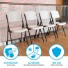 Lifetime Classic Folding Chair - 32 Pack (82802)