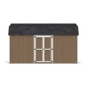 Little Cottage Co. Value Gambrel 8x16 Barn Shed Kit w/ 6' Sidewall - Side Entry (8x16 VGB-6-SE-PC)