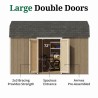 Little Cottage Co. Value Gambrel 8x14 Barn Shed Kit w/ 6' Sidewall - Side Entry (8x14 VGB-6-SE-PC)