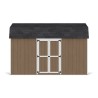 Little Cottage Co. Value Gambrel 8x14 Barn Shed Kit w/ 6' Sidewall - Side Entry (8x14 VGB-6-SE-PC)
