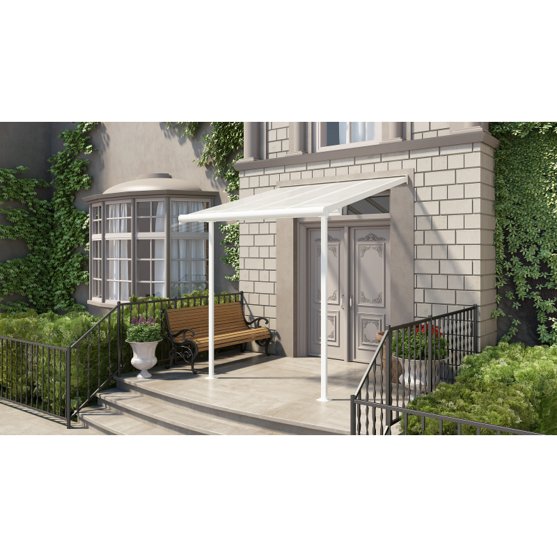 Palram - Canopia 7.5x7.5 Sierra Patio Cover Kit - White (HG9075)