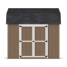 Little Cottage Co. Value Gambrel 10x10 Barn Shed Kit w/ 6' Sidewall - Side Entry (10x10 VGB-6-SE-PC)