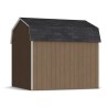 Little Cottage Co. Value Gambrel 10x10 Barn Shed Kit w/ 6' Sidewall - Side Entry (10x10 VGB-6-SE-PC)
