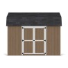 Little Cottage Co. Value Gambrel 10x12 Barn Shed Kit w/ 6' Sidewall - Side Entry (10x12 VGS-SE-PC)