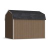 Little Cottage Co. Value Gambrel 10x12 Barn Shed Kit w/ 6' Sidewall - Side Entry (10x12 VGS-SE-PC)