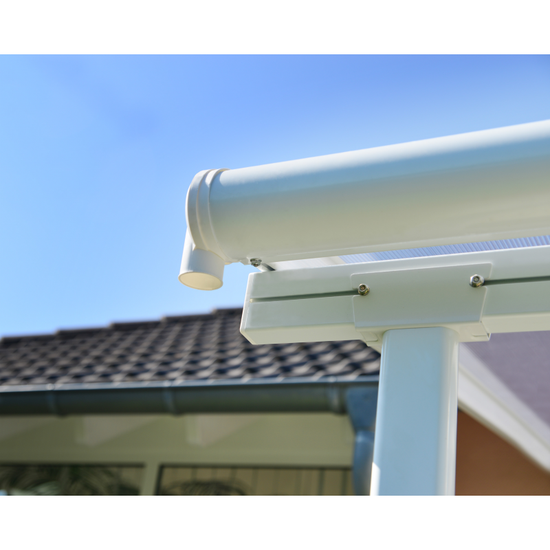 Palram - Canopia 7.5x7.5 Sierra Patio Cover Kit - White (HG9075)