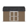 Little Cottage Co. Value Gambrel 10x14 Barn Shed Kit w/ 6' Sidewall - Side Entry (10x14 VGB-6-SE-PC)