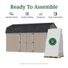 Little Cottage Co. Value Gambrel 10x16 Barn Shed Kit w/ 6' Sidewall - Side Entry (10x16 VGB-6-SE-PC)