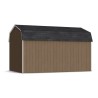 Little Cottage Co. Value Gambrel 10x16 Barn Shed Kit w/ 6' Sidewall - Side Entry (10x16 VGB-6-SE-PC)