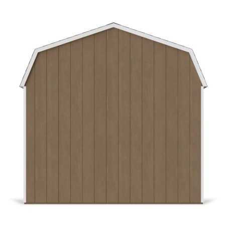 Little Cottage Co. Value Gambrel 10x16 Barn Shed Kit w/ 6' Sidewall - Side Entry (10x16 VGB-6-SE-PC)