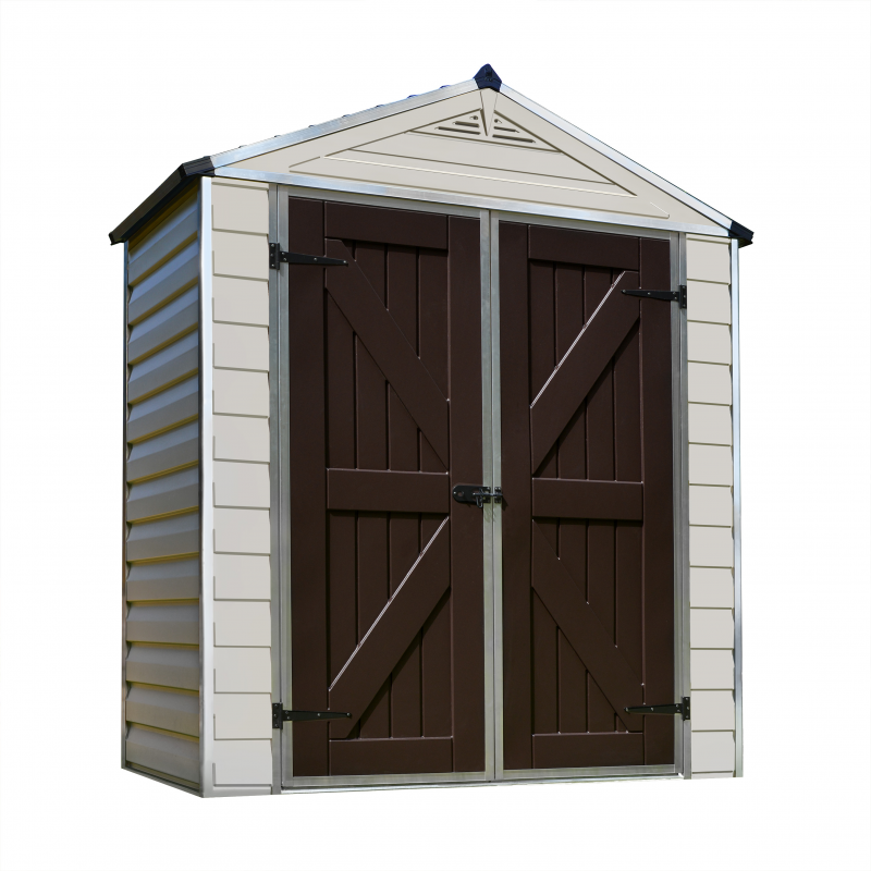 Palram 6x3 Skylight Storage Shed - Tan (HG9603T)