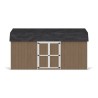 Little Cottage Co. Value Gambrel 10x18 Barn Shed Kit w/ 6' Sidewall - Side Entry (10x18 VGB-6-SE-PC)