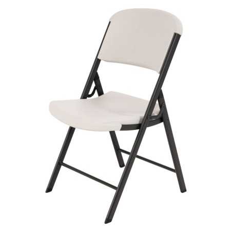 Lifetime 32 Pack Classic Folding Chairs - Almond and Bronze (82803)