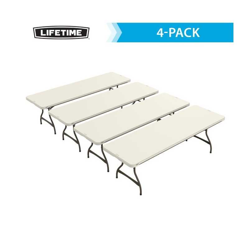 Lifetime 8ft Nesting Table - 4 Pack (80707)