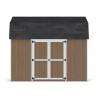 Little Cottage Co. Value Gambrel 12x12 Barn Shed Kit w/ 6' Sidewall - Side Entry (12x12 VGB-6-SE-PC)