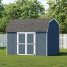 Little Cottage Co. Value Gambrel 12x12 Barn Shed Kit w/ 6' Sidewall - Side Entry (12x12 VGB-6-SE-PC)