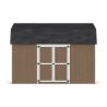Little Cottage Co. Value Gambrel 12x14 Barn Shed Kit w/ 6' Sidewall - Side Entry (12x14 VGB-6-SE-PC)