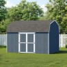 Little Cottage Co. Value Gambrel 12x14 Barn Shed Kit w/ 6' Sidewall - Side Entry (12x14 VGB-6-SE-PC)