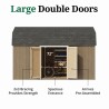 Little Cottage Co. Value Gambrel 12x16 Barn Shed Kit w/ 6' Sidewall - Side Entry (12x16 VGB-6-SE-PC)