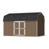 Little Cottage Co. Value Gambrel 12x16 Barn Shed Kit w/ 6' Sidewall - Side Entry (12x16 VGB-6-SE-PC)