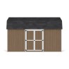 Little Cottage Co. Value Gambrel 12x16 Barn Shed Kit w/ 6' Sidewall - Side Entry (12x16 VGB-6-SE-PC)