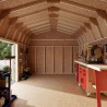 Little Cottage Co. Value Gambrel 12x18 Barn Shed Kit w/ 6' Sidewall - Side Entry (12x18 VGB-6-SE-PC)