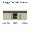 Little Cottage Co. Value Gambrel 12x24 Barn Shed Kit w/ 6' Sidewall - Side Entry (12x24 VGB-6-SE-PC)