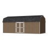 Little Cottage Co. Value Gambrel 12x24 Barn Shed Kit w/ 6' Sidewall - Side Entry (12x24 VGB-6-SE-PC)