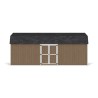 Little Cottage Co. Value Gambrel 12x24 Barn Shed Kit w/ 6' Sidewall - Side Entry (12x24 VGB-6-SE-PC)