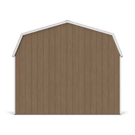 Little Cottage Co. Value Gambrel 12x24 Barn Shed Kit w/ 6' Sidewall - Side Entry (12x24 VGB-6-SE-PC)