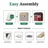 Little Cottage Co. Value Gambrel 8x8 Workshop Barn Shed Kit (8x8 VGB-6-WS-PC)
