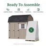 Little Cottage Co. Value Gambrel 8x8 Workshop Barn Shed Kit (8x8 VGB-6-WS-PC)