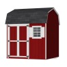Little Cottage Co. Value Gambrel 8x8 Workshop Barn Shed Kit (8x8 VGB-6-WS-PC)