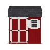 Little Cottage Co. Value Gambrel 8x8 Workshop Barn Shed Kit (8x8 VGB-6-WS-PC)