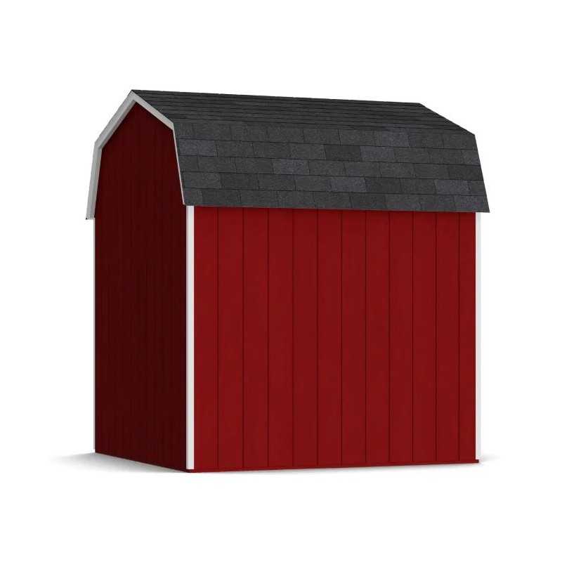 Little Cottage Co. Value Gambrel 8x8 Workshop Barn Shed Kit (8x8 VGB-6-WS-PC)