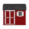 Little Cottage Co. Value Gambrel 8x10 Workshop Barn Shed Kit (8x10 VGB-6-WS-PC)